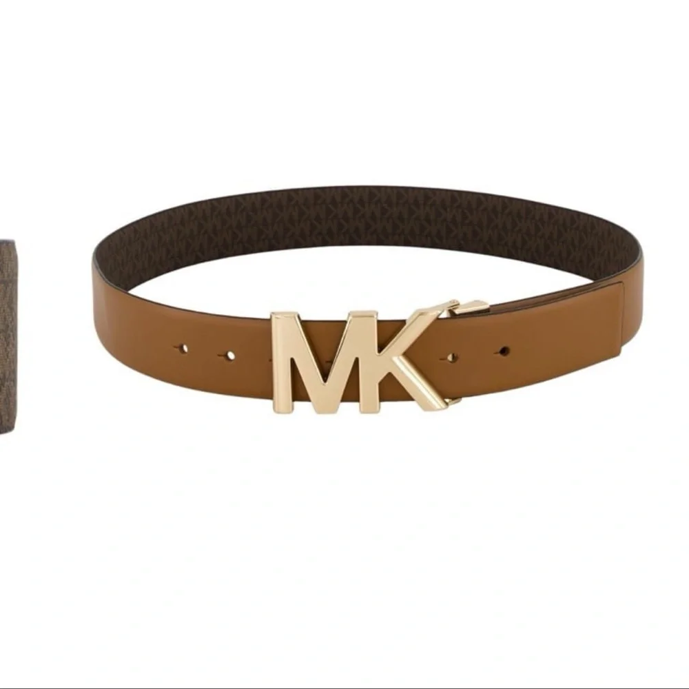 Michael Kors 2 pack 100% leather belt size large